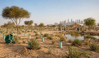 Qatar desertification
